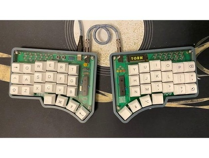 zerrissen Tastatur Profil Fall Mantel Diagnose 3d print model - Mito3D