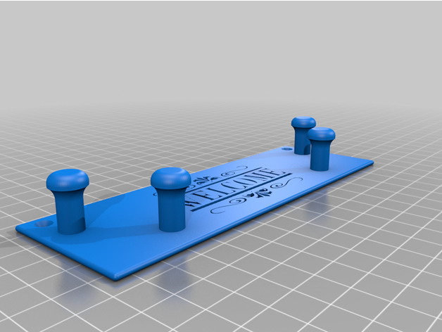anahtar Kulp destek Hoş geldin silvinaaa 3D print model - Mito3D