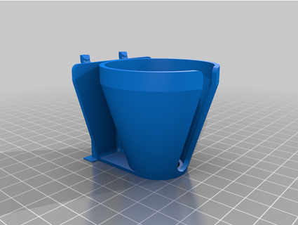 dremel pegboard mount custom supports eggbowl 3d print model - Mito3D
