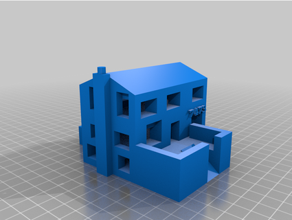 2 story house evannator989 3d print model - Mito3D