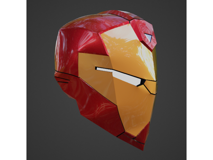 iron heart inspired helmet budwin 3d print model - Mito3D