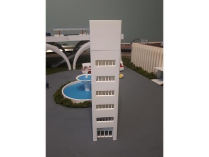 japanese high rise 2 - n scale stretch57 3d print model - Mito3D