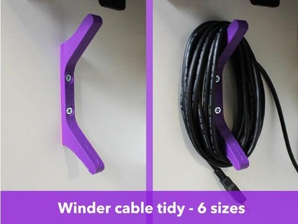Wickler Kabel aufgeräumt 6 Größen spritzen 3d print model - Mito3D