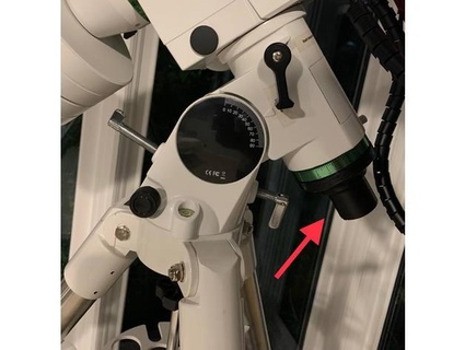 céu observador heq5 pró polarscópio perfil cobrir bainha arfaro 3d print model - Mito3D