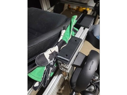8020 guanto titolare supporto tezzlax 3d print model - Mito3D