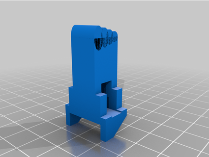 reemplazo botón automático Correa perro 3d borde 3d print model - Mito3D