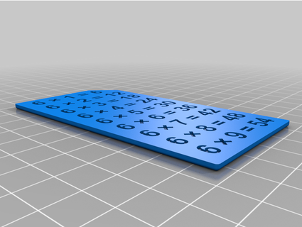 multiplication blocs gamins tkkr 3d print model - Mito3D