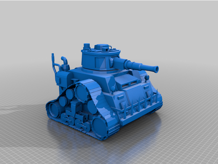 Orky Panzer lp jimjimjimmyjim 3d print model - Mito3D