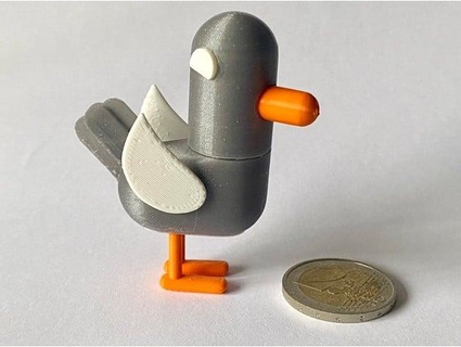kurtz educativo uccello aumenta 3d print model - Mito3D