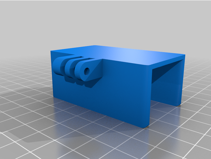 Köpekbalığı bayt modül monitör klips karanlık 3d print model - Mito3D
