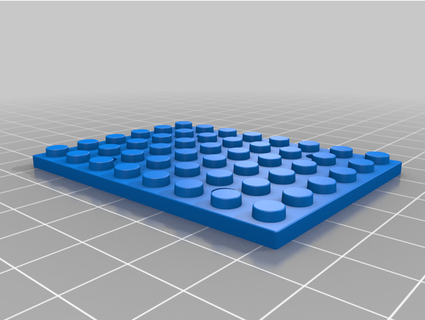 personalizado Lego tablero circuitos crisbensen 3d print model - Mito3D