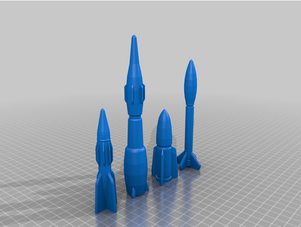 cohete colección 09 rrwerft 3d print model - Mito3D