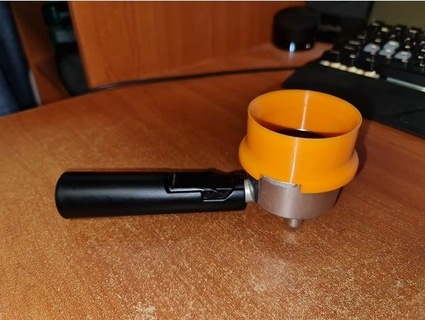 porta filla - portafilter coffee ground guard whai 3d print model - Mito3D