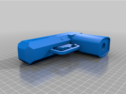 rubberband gun fun gummiband pistole juve fan 3d print model - Mito3D