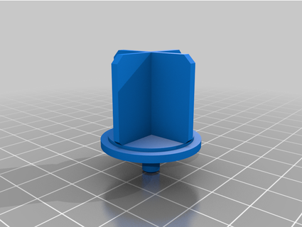 roller blind cap dotted7 3d print model - Mito3D