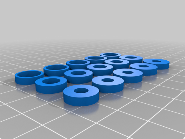 test tubo inserti anelli estetici 3D print model - Mito3D