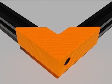 parafusos 2020 extrusão braçadeira waffles ar 3d print model - Mito3D