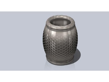 honeycomb vase buddy3design 3d print model - Mito3D