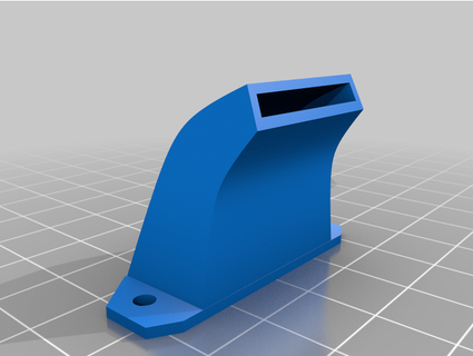 flsun sr - fan duct narrow diabolikal 3d print model - Mito3D