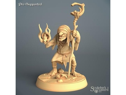 goblin sciamano scultore 3d print model - Mito3D