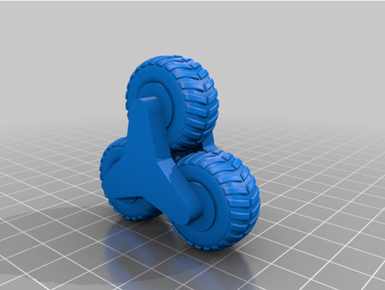 science fiction roues calcul crâne studios dnk85 3d print model - Mito3D