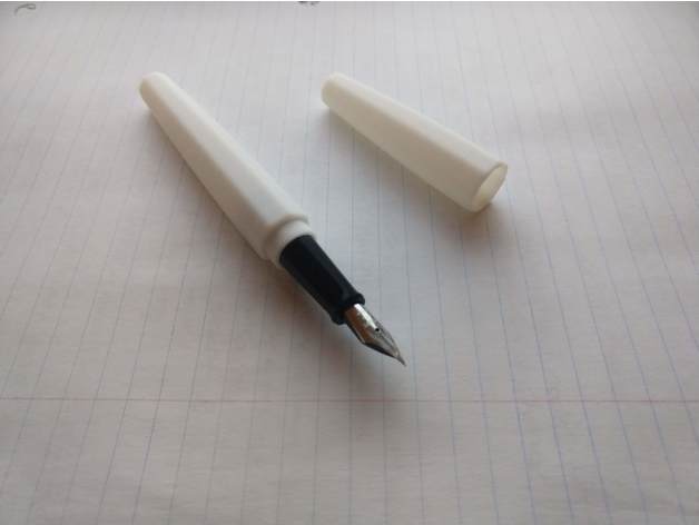 octagonal fountain pen 3dprintedstuff123 3D print model - Mito3D