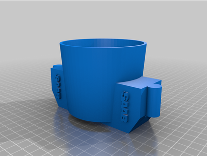 saab cupholder logos remix athener 3d print model - Mito3D