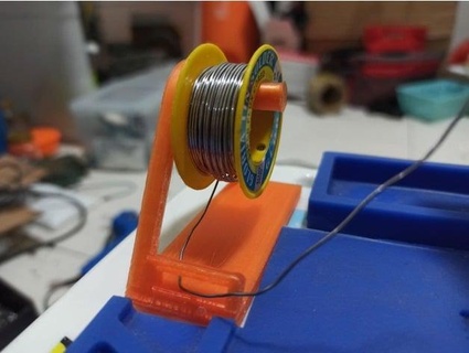 minimalize solder spool stand susiloharjo 3d print model - Mito3D