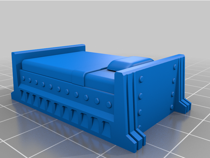 industrial bed 6eyecat  3d print model - Mito3D
