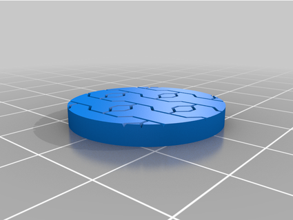 plaque technique no2 miniature bases 4 tailles rekkinssimplestuff 3d print model - Mito3D