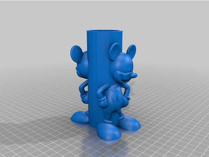 Mickey coup verre disneydave 3d print model - Mito3D
