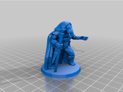 loxodon druide sorcier sorcier broskibble 3d print model - Mito3D
