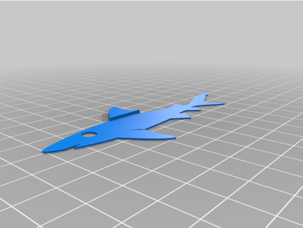 squalo segnalibro shankh 3d print model - Mito3D