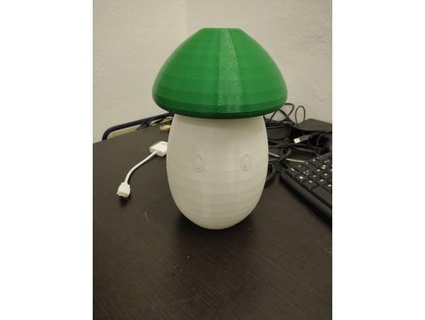 cogumelo segurando passavopercaso 3d print model - Mito3D