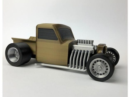 hot rod rat - fully 3d printable soarpix 3d print model - Mito3D