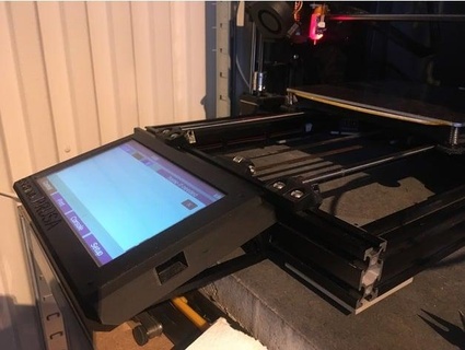 paneldue 7i 2040 mount kipnugget 3d print model - Mito3D