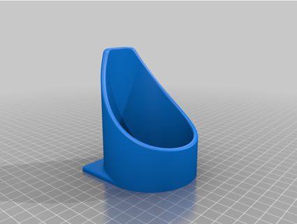 headboard cup holder trysil bed rhoboto 3d print model - Mito3D
