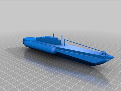 u boat noodalae 3d print model - Mito3D