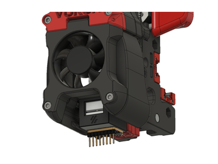 adxl345 e3d v6 dragon nozzle mount voron afterburner tzeman 3d print model - Mito3D