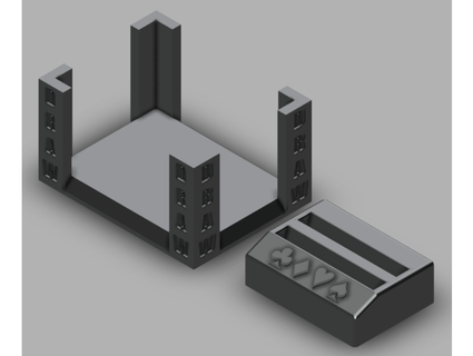 padrão jogando cartão jogos partes zer0krypt 3d print model - Mito3D