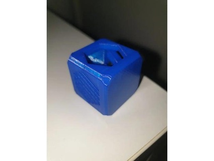 flat bottom helix test cube - floridaman vladsalad 3d print model - Mito3D
