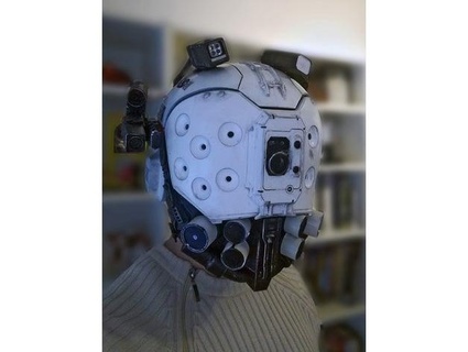 dreamofprops aggiornamento trauma squadra casco cespuglio 3d print model - Mito3D