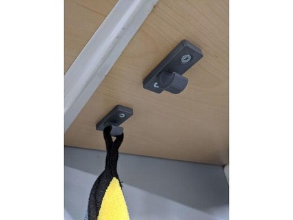 screw in teto gancho molho colher 3d print model - Mito3D