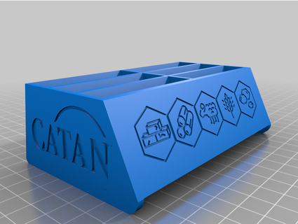 Catan kaynaklar kart Kulp destek noahmishkin 3d print model - Mito3D