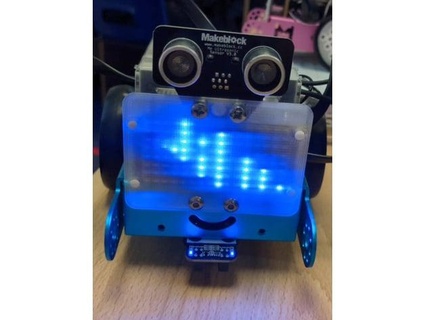 fuerte mbot LED matriz plato cubierta carcasa funda reemplazo 3d impresión láser cortar cantante a2 3d print model - Mito3D