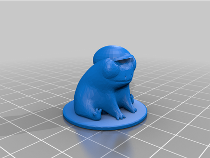 fred grenouille agriculteur fraseyboo 3d print model - Mito3D