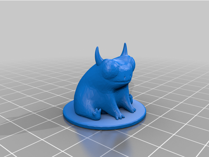 fred grenouille mal fraseyboo 3d print model - Mito3D