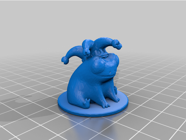 fred frog he's court jester fraseyboo 3D print model - Mito3D