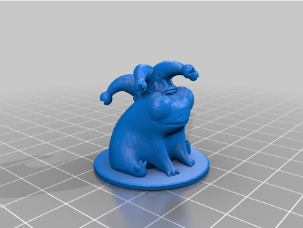fred grenouille tribunal bouffon fraseyboo 3d print model - Mito3D