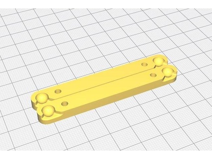 openrc 4wd truggy rc macchina migliorato timone pin ginocchio 3d print model - Mito3D